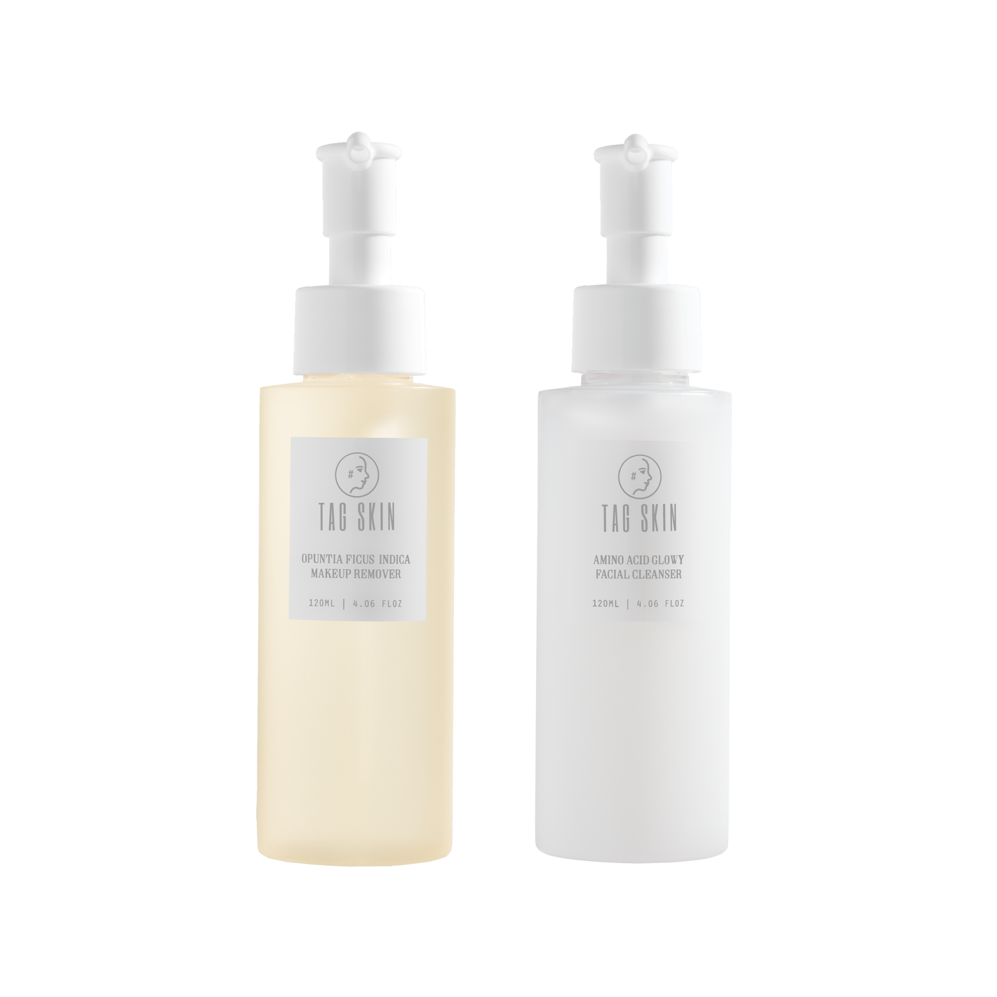 ［加價購］基礎清潔｜裸光仙人掌卸妝露120ml + 裸光胺基酸潔顏乳120ml
